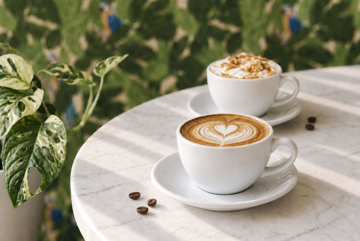 Coffee and craft at Bad Parrot Cafe